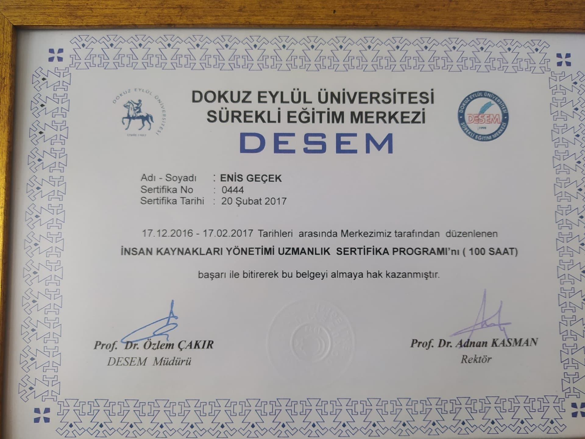 İNSAN KAYNAKALRI YÖNETİMİ