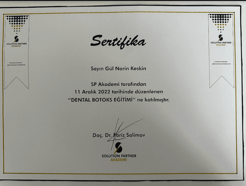 Dental Botoks Eğitimi