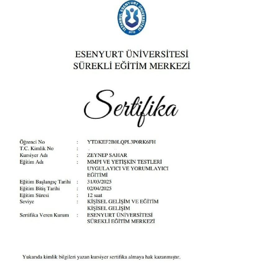 sertifika