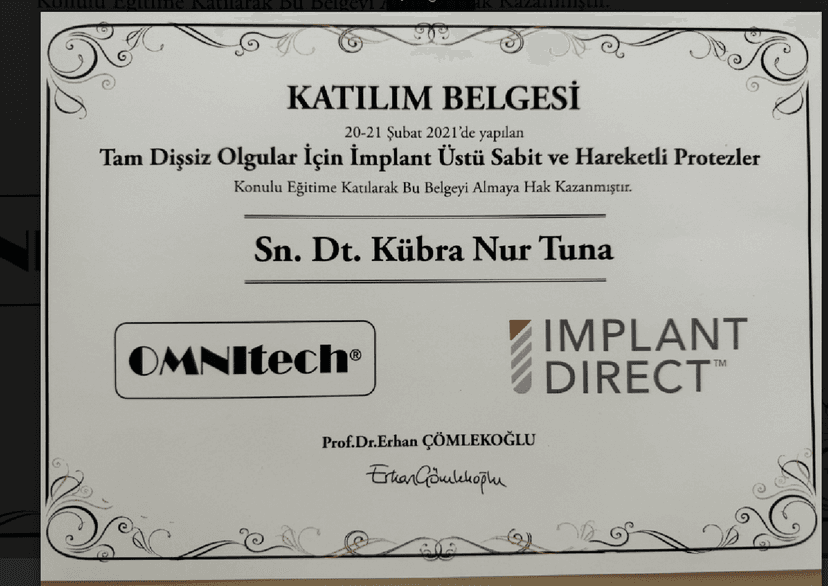 Tam Dişsiz Olgular İçin İmplant Üstü Sabit ve Hareketli Protezler