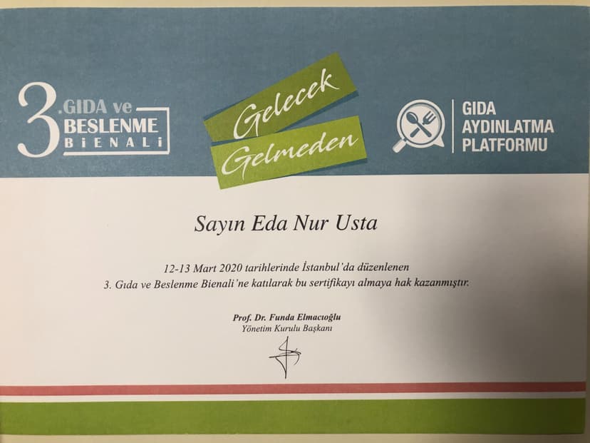 3.Gıda ve Beslenme Bienali