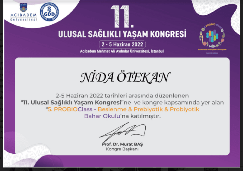 5.PROBIOClass -Beslenme ve Prebiyotik ve Prebiyotik