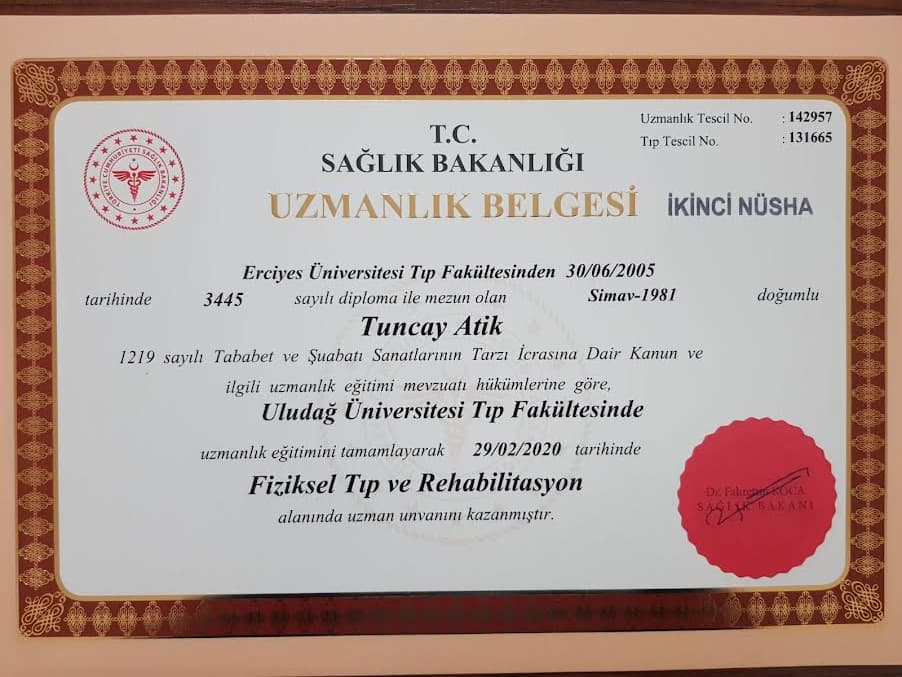 Uzm. Dr. Tuncay Atik