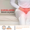 Kadınlarda idrar kaçırma - riski arttıran faktörler.