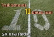 Tırnak batmasında 10 dakikada tedavi
