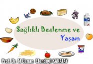 Sağlıklı beslenme ve yaşam