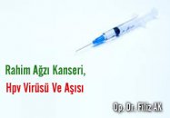 Rahim ağzı kanseri, hpv virüsü ve aşısı