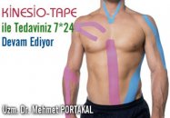 Kinesio-tape ile tedaviniz 7 x 24 devam ediyor