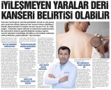 İyileşmeyen yaralar deri kanseri belirtisi olabilir