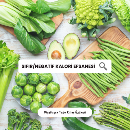 Sıfır/negatif kalori efsanesi