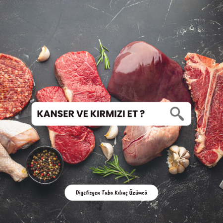 Kanser ve kırmızı et tüketimi