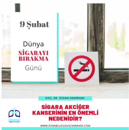 Sigara akciğer kanserinin en önemli nedenidir