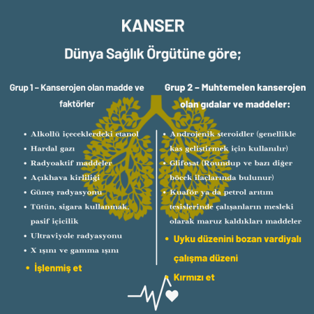 Kanser ve beslenme alışkanlığı