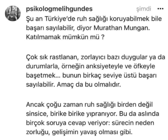 Türkiye'de ruh sağlığını korumak