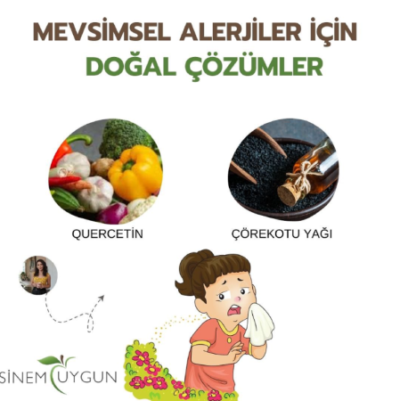 Mevsimsel alerjiler için doğal çözümler