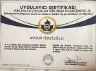 Psk. Aynur TERZİOĞLU Psikoloji sertifikası