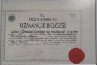 Op. Dr. Halil İbrahim Gökpınar Genel Cerrahi sertifikası
