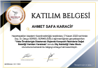 Dt. Ahmet Safa Karacif Diş Hekimi sertifikası