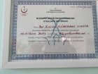 Uzm. Dr. Evrim Gürhan Tahta Çocuk Sağlığı ve Hastalıkları sertifikası