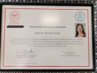 Uzm. Dr. Deniz Nur Yıldız Fiziksel Tıp ve Rehabilitasyon sertifikası