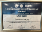 Op. Dr. İrem Yaman Kadın Hastalıkları ve Doğum sertifikası