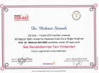 Doç. Dr. Mehmet Sürmeli Kulak Burun Boğaz hastalıkları - KBB sertifikası