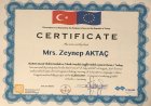 Dyt. Zeynep Aktaç Diyetisyen sertifikası