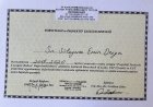 Klinik Psikolog  Süleyman Emin Derya Klinik Psikolog sertifikası