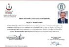 Dr. Hasan Demir Geleneksel ve Tamamlayıcı Tıp sertifikası