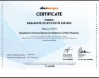 Dyt. Melike Yiğit Diyetisyen sertifikası