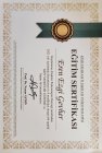 Uzm. Dr. Eren Ezgi Gevher Avcı Psikiyatri sertifikası