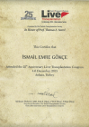 Op. Dr. İsmail Emre Gökce Genel Cerrahi sertifikası