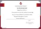 Uzm. Kl. Psk. Efsun Gonca Psikoloji sertifikası