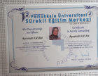 Aile Danışmanı Aynimah Hız Aile Danışmanı sertifikası