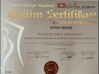 Psk. Dan. Duygu Arslan Topal Psikolojik Danışman sertifikası