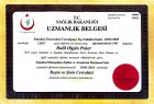 Op. Dr. Halil Olgün Peker Beyin ve Sinir Cerrahisi sertifikası