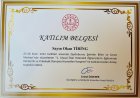 Uzm. Psk. Dan. Okan Tiring Psikoloji sertifikası