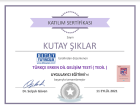 Dil ve Konuşma Terapisti Kutay Şıklar Dil Konuşma Bozuklukları sertifikası