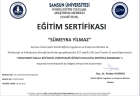 Psk. Sümeyra Yılmaz Psikoloji sertifikası