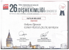 Dt. Esma Vesile Bayram Diş Hekimi sertifikası