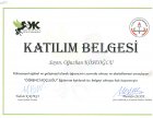 Uzman Dil ve Konuşma Terapisti Oğuzhan Köseoğlu Dil Konuşma Bozuklukları sertifikası