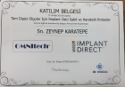 Dt. Zeynep Karatepe Diş Hekimi sertifikası