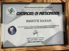 Fzt. Embiye Bahar Fizyoterapi sertifikası