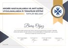 Dr. Barış Oğuz Geleneksel ve Tamamlayıcı Tıp sertifikası