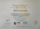 Psk. İlke Korukluoğlu İnal Psikoloji sertifikası