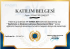 Dyt. Sümeyye Korkut Diyetisyen sertifikası