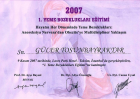 Uzm. Dyt. Güler Tosunbayraktar Diyetisyen sertifikası