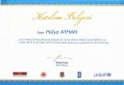 Uzm. Psk. Hülya Ayhan Psikoloji sertifikası