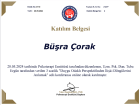 Uzm. Kl. Psk. Büşra Çorak Psikoloji sertifikası