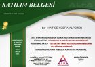 Dyt. Hatice Kübra Alperen Diyetisyen sertifikası